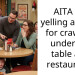 AITA for yelling at a kid for crawling under my table at a restaurant?