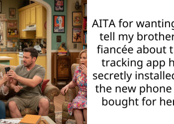 AITA for wanting to tell my brother’s fiancée about the tracking app he secretly installed in the new phone he bought for her?