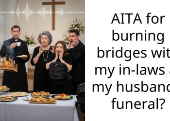 Young Widow Faces Wrath of In-Laws After Throwing Shade at Her Abusive Late Husband at His Funeral