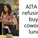 AITA for refusing to buy a coworker lunch
