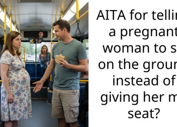 Redditor Stuns Pregnant Lady With An Unexpected Response After She Requested His Chair