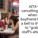 AITA for cancelling dinner when my boyfriend brought a bell to the diner to “grab” the staff’s attention?