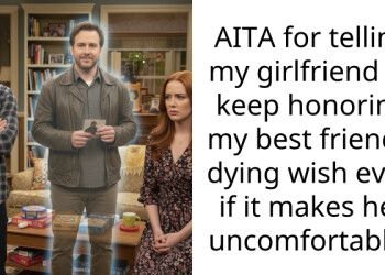 AITA for telling my girlfriend I’ll keep honoring my best friend’s dying wish even if it makes her uncomfortable?