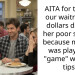 AITA for tipping our waitress 20 dollars despite her poor service, because my date was playing a “game” with her tips?