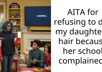 AITA for refusing to dye my daughter’s hair because her school complained?