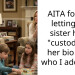 AITA for not letting my sister have “custody” of her bio kids, who I adopted?