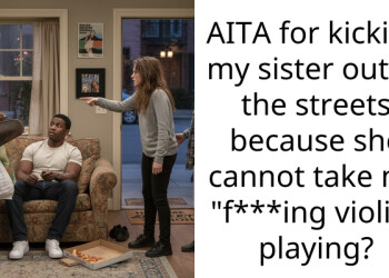 AITA for kicking my sister out to the streets because she cannot take my “f***ing violin” playing?