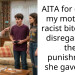 AITA for calling my mother a r***st b**ch and disregarding the punishment she gave me?