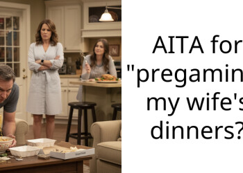 AITA for “pregaming” my wife’s dinners?