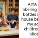 Fed Up Dad Plasters “This Side Up” Stickers On All Of The Containers In His House After His Adult Children Caused His $80 Prescription Shampoo To Leak