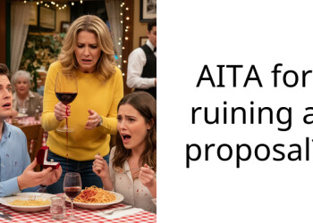 AITA for ruining a proposal?