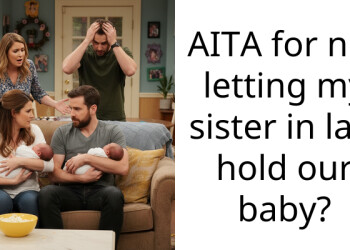 Man Refuses To Let Sister-In-Law Hold His Newborn Because His Wife Didn’t Allow His Son To Hold Him, Gets Termed The AH