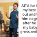 AITA for kicking my best friend out and telling him to grow up after he called my baby belly gross and weird?