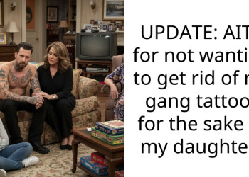 UPDATE: AITA for not wanting to get rid of my gang tattoos for the sake of my daughter?