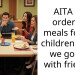 AITA for ordering meals for my children when we go out with friends?