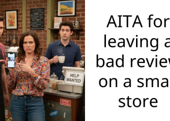 AITA for leaving a bad review on a small store