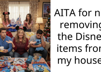 AITA for not removing the Disney items from my house?