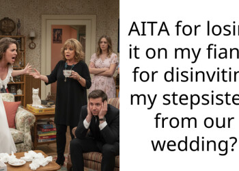AITA for losing it on my fiancé for disinviting my stepsisters from our wedding?