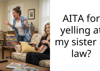 AITA for yelling at my sister in law?