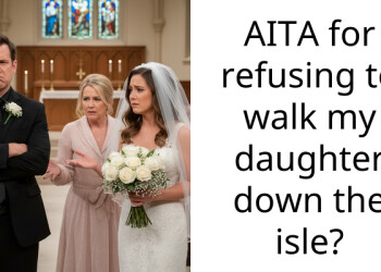 AITA for refusing to walk my daughter down the isle?