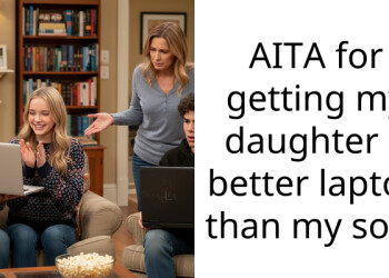 AITA for getting my daughter a better laptop than my son?