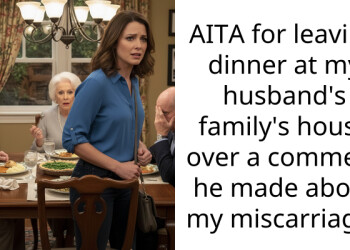A Marriage Is In Peril After The Husband Made Comments About His Wife’s Previous Miscarriage During A Family Dinner