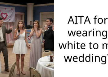 AITA for wearing white to my wedding?