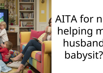 AITA for not helping my husband babysit?