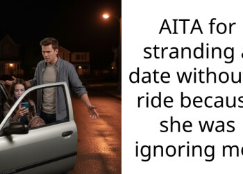 AITA for stranding a date without a ride because she was ignoring me?