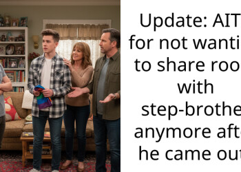 Update: AITA for not wanting to share room with step-brother anymore after he came out?