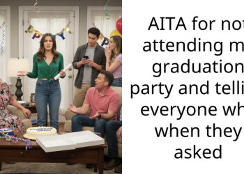 Redditor Exposes Dad’s Decade-Long Neglect During Graduation Party, Gets Slammed For Bringing “Private Family Matters” To The Public