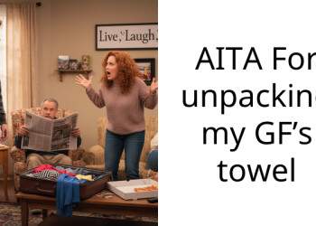 AITA For unpacking my GF’s towel