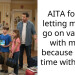 AITA for not letting my kids go on vacation with my ex because it’s my time with them.
