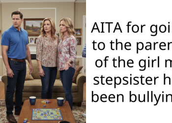 AITA for going to the parents of the girl my stepsister has been bullying?