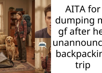 AITA for dumping my gf after her unannounced backpacking trip