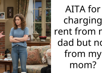 AITA for charging rent from my dad but not from my mom?