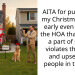 AITA for putting up my Christmas lights early even though the HOA that I’m not a part of says it v***ates the rules and upsets the people in the HOA