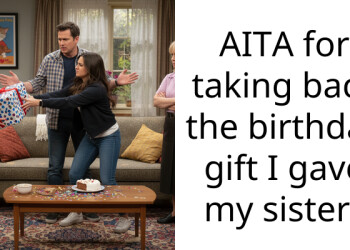 AITA for taking back the birthday gift I gave my sister?