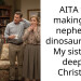 AITA for making my nephew a dinosaur quilt? My sister is deeply Christian