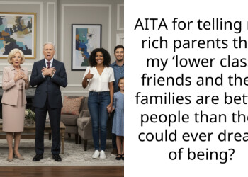 Redditor’s Parents Demand He Avoids ‘Lower Cla*s’ Friends; He Accuses Them of Emotional Neglect and Snobbery