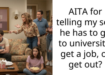 AITA for telling my son he has to go to university, get a job, or get out?