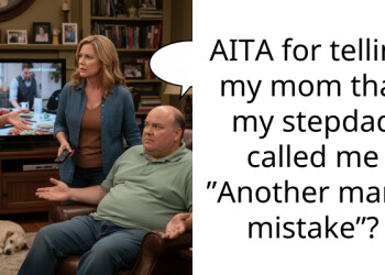 AITA for telling my mom that my stepdad called me ”Another man’s mistake”?