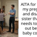 AITA for telling my pregnant and disabled sister that she needs to move out before baby comes?