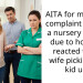 AITA for making a complaint against a nursery worker due to how she reacted to my wife picking our kid up?