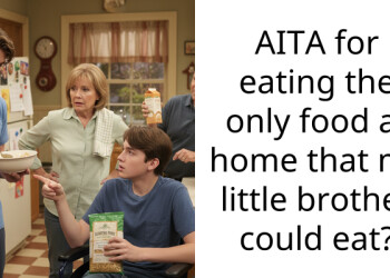 AITA for eating the only food at home that my little brother could eat?