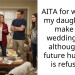AITA for wanting my daughter to make my wedding cake although my future husband is refusing?