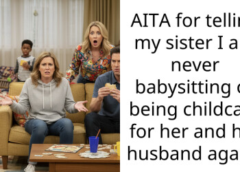 AITA for telling my sister I am never babysitting or being childcare for her and her husband again?