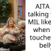 AITA for talking to my MIL like a kid when she touched my belly?