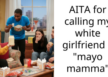 AITA for calling my white girlfriend a “mayo mamma”