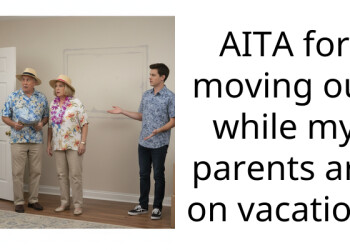AITA for moving out while my parents are on vacation.